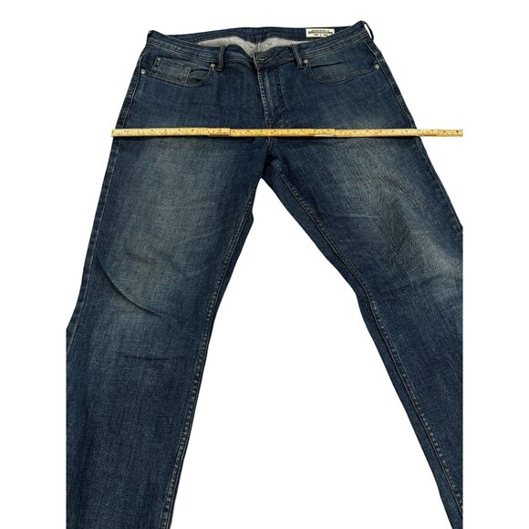 Buffalo David Bitton Mens Jackson-X Straight Stretch Jeans Size 36x32 Blue Denim - Picture 9 of 10